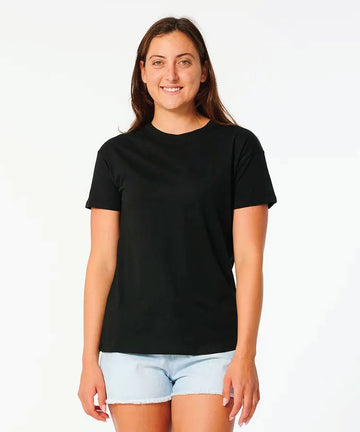 Rip Curl Plains Oversized Womens Tee - Black
